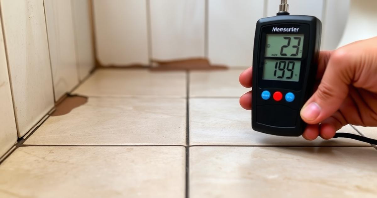 Fuite sous carrelage : quels signes doivent alerter ?