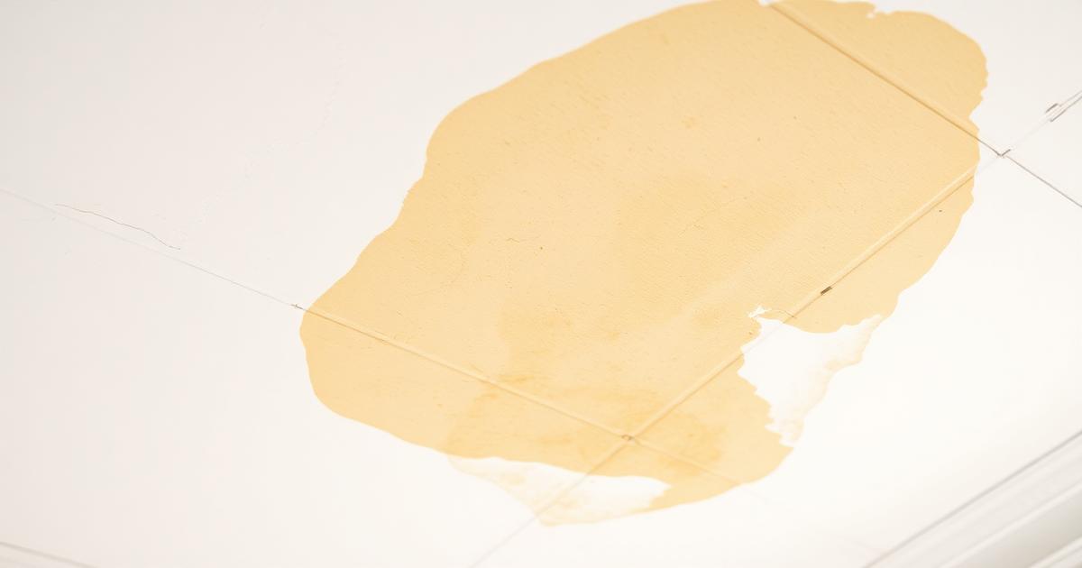 Tache d'humidité au plafond : comment savoir si c'est une fuite ?