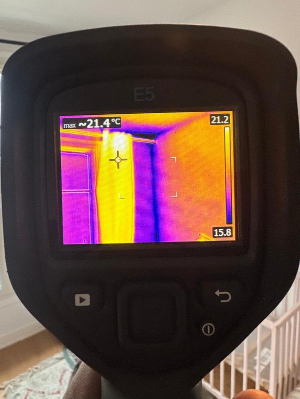 Caméra thermique FLIR E5 – détection fuite