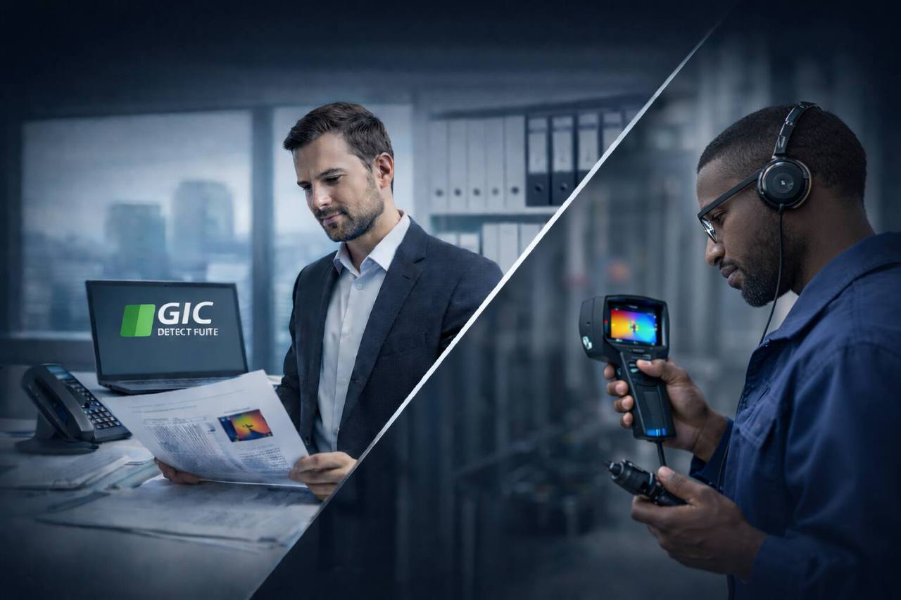 Technicien GIC Detect Fuite en intervention terrain