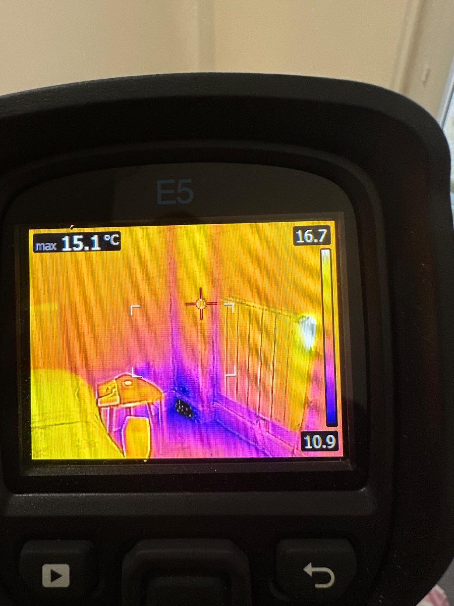 Caméra thermique FLIR E5 – détection fuite